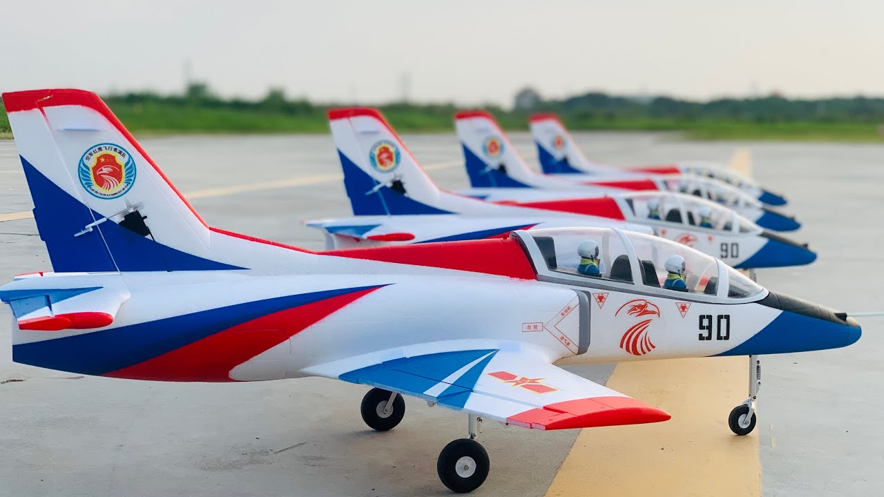 (FNRC飛恩模型) UNBOX開箱 / 組裝 / 首航/ Touch and the go飛行 / 風范 64mm K8 教練機 / 6s版本飛行影片