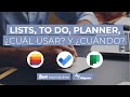 Microsoft Lists, ToDo, Planner, ¿Cuál usar? y ¿Cuándo? - Team BeProductive®️