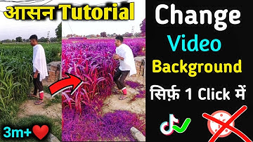Background Colour Change just 1 click on Tiktok app से | how to use Green to Purple Filter