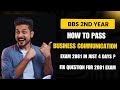 BBS 2nd year - Business Communication (2081 exam prepration tips)- by study material