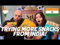 AMERICAN FAMILY TRYING INDIAN SNACKS - PART 2! US family tries Indian snacks for the first time!