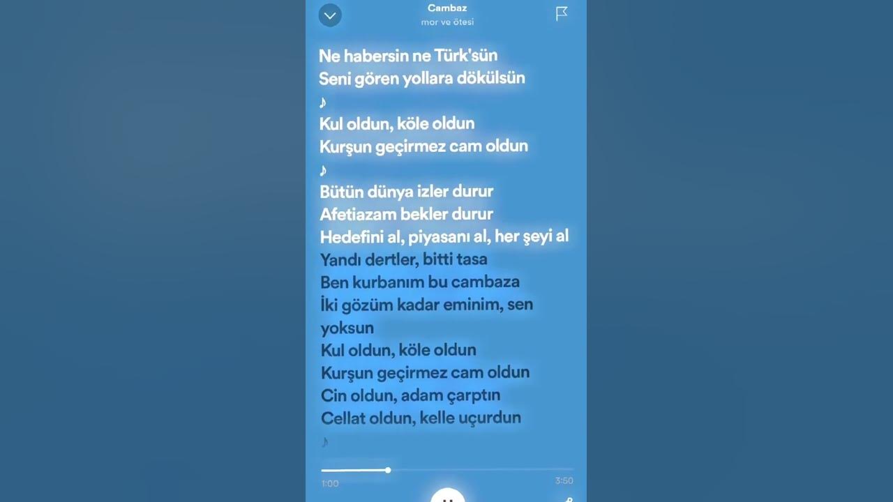 Cambaz - Mor ve ötesi