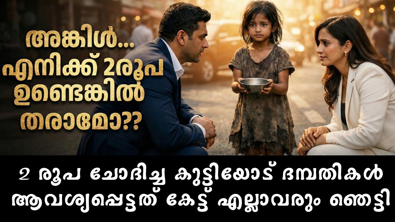 വെറും 2രൂപ ചോദിച്ച പെൺകുട്ടിയോട് കോടീശ്വര ദമ്പത്തികൾ ആവശ്യപ്പെട്ടത് കേട്ട് എല്ലാവരും ഞെട്ടി