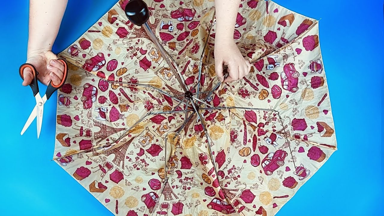 ОБНОВИЛА ГАРДЕРОБ С ПОМОЩЬЮ СТАРОГО ЗОНТИКА! УДИВИТЕЛЬНОЕ ПРЕВРАЩЕНИЕ!