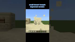 desert temple in minecraft minecraft #activites #minecraftshorts