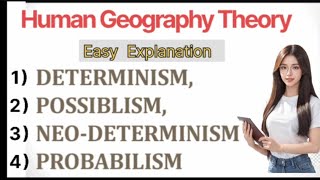 Celebrity Theory of determinism , possibilism, neo- determinism and probabilism human geography english notes Wealth