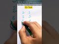 Draw a checkered path with number 1 to 10 #drawing#line#shorts#maths#quiz#funny#games#trendingshorts