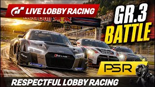 🏁 GRAN TURISMO 7 LIVE | Gr.3 RESPECTFUL LOBBY Racing at Dawn Into Night 🌅🌙 | PSR Registered Racers