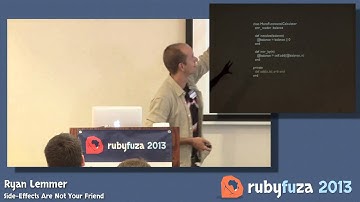 Side-effects are not your friend - Ryan Lemmer