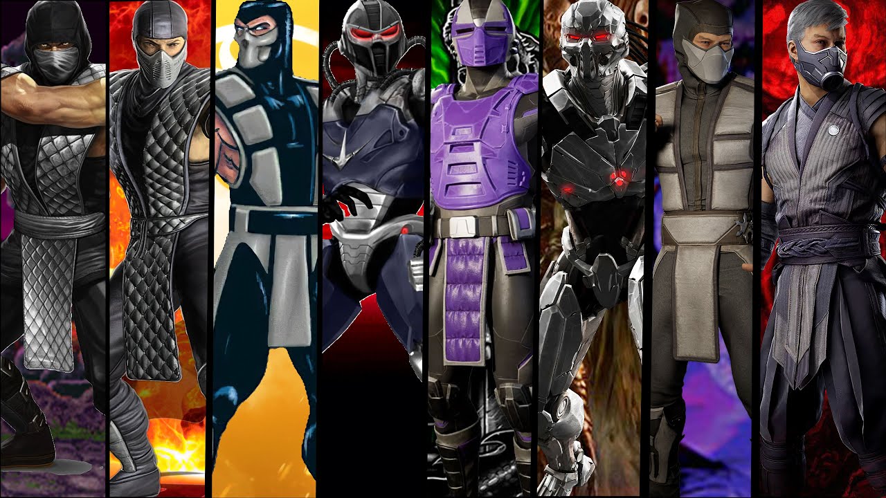 Mortal Kombat SMOKE/CYBER SMOKE Evolution All Games 