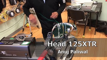 Time Lapse: How to String a HEAD 125 XTR Squash Racquet