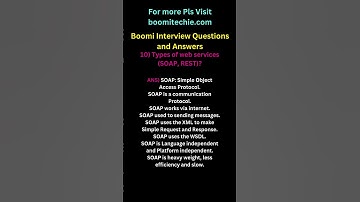 Boomi Interview Q&A ,10 #boomi #mulesoft #workato #webmethods #tibco #microsoft #ibm #salesforce