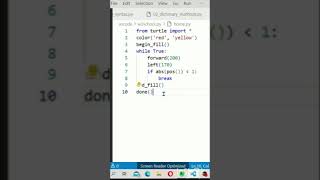How can you draw sun with python? Really ☀️☀️☀️ #shorts