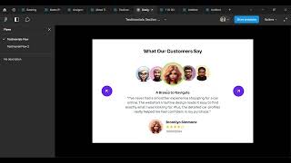 Testimonials Section UI Design