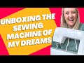Baby Lock Sashiko unboxing!! Unboxing my dream Sewing Machine!