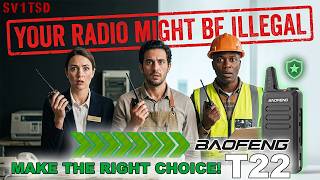 Your Work Radio Is Illegal. This One Isn't. | Baofeng T22 Unboxing