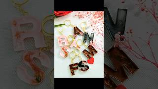 Cute alpha key chains💕💕#diy -#trending #shorts #art #craft