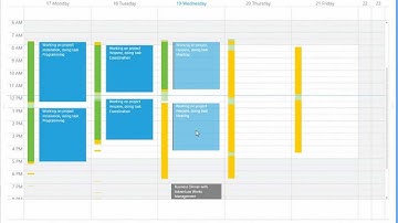 Time Cockpit Tour - Graphical Time Sheet Calendar