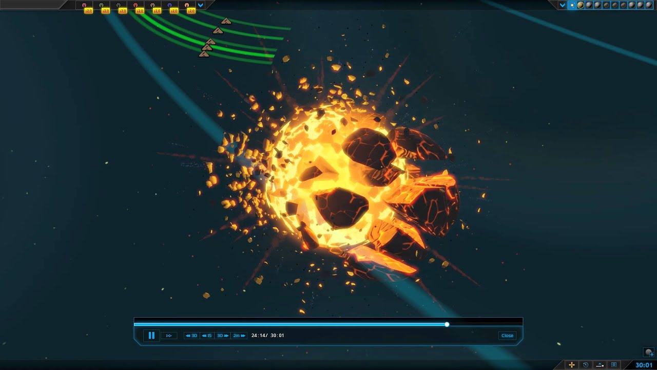 Planetary Annihilation: Moon vs Asteroid