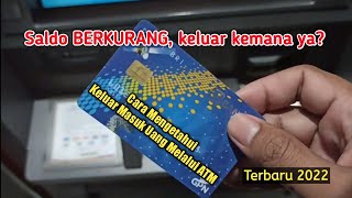 Tutorial Cara Cek Uang Keluar atau Mutasi Rekening Bank BRI melalui ATM Terbaru