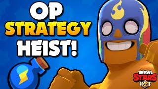 Most OP Strategy for Heist | Energy Drink Modified Map | Brawl Stars