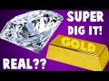 HUGE Gold and Diamond Dig It! Did I Find a REAL Diamond or Gold?