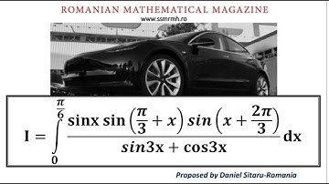İzahlar 97. Integrate (sinx *sin(pi/3+x)*sin(x+2pi/3))/(sin3x+cos3x) dx, from x=0 to pi/6