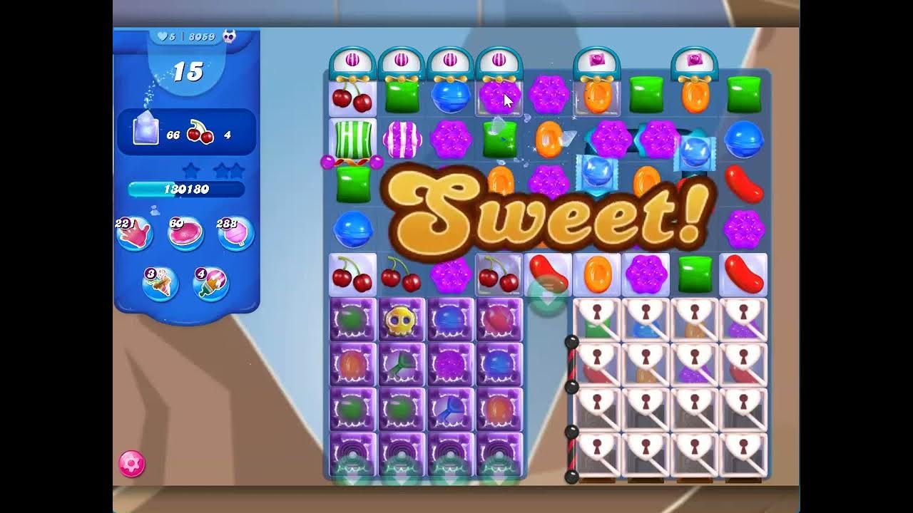 Candy crush saga level 8059 youtube