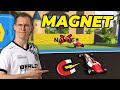 I tried to beat trackmania with magnetic blocks