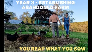 You REAP what You SOW  | Farmhouse Rescue |Country Life Journey / VLOG  #homestead  #couple #diy