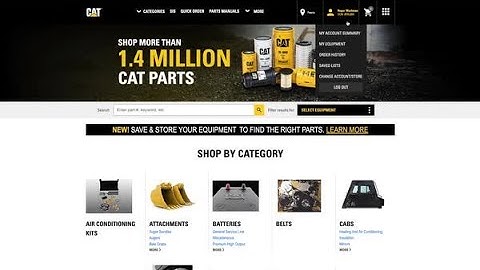 Customize Your Preferences on Parts.Cat.Com