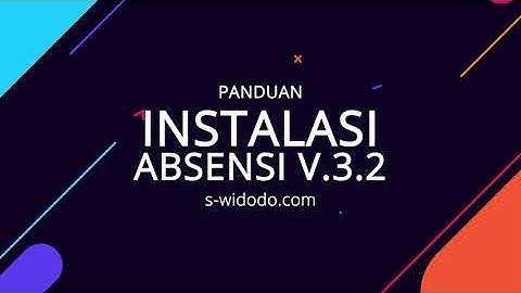 Panduan Install/Konfigurasi Aplikasi Absensi V.3.2 Radius/Lokasi