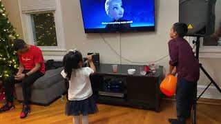 My princess singing “let it go”