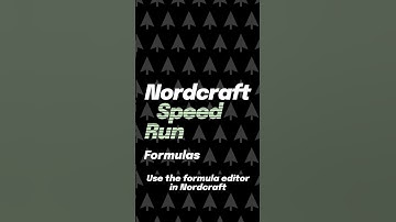 The Formula Editor: Speed Run