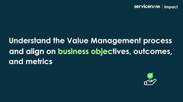 ServiceNow Impact: Learn about Value Blueprint
