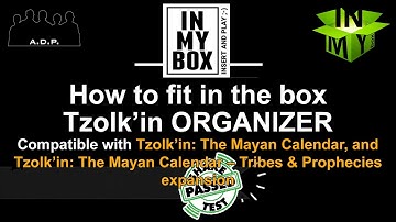 Tzolkin organizer - how to fit in the box