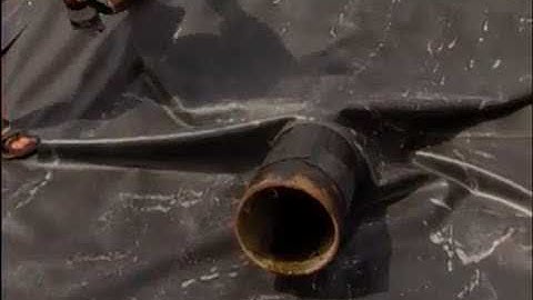 Installing Pipe or Hose through a Pond Liner