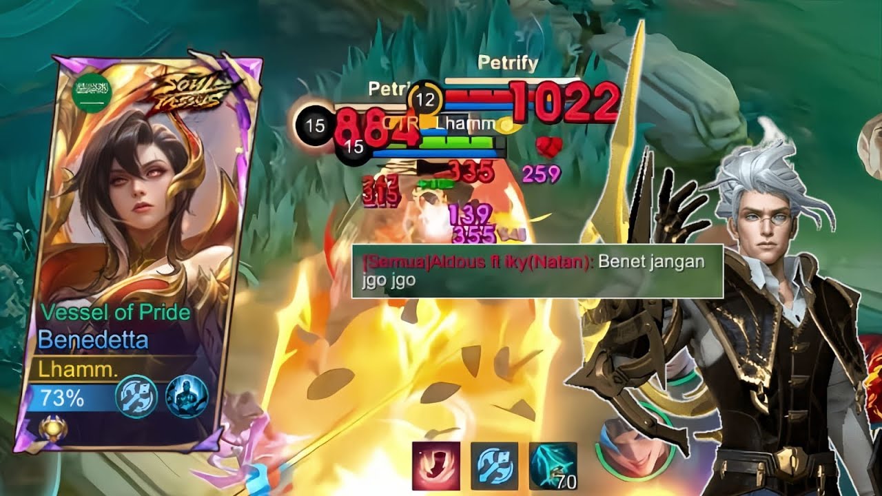 Main Benedetta Natan Sampai Minta Ampunn ‼️ #benedetta #mobilelegends #gameplay 