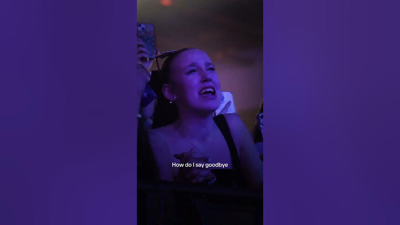 this reaction to how do I say goodbye made me so emotional 😭💔