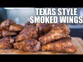 TEXAS STYLE SMOKED PARTY WINGS | Smoked Chicken Wings On A Pellet Grill