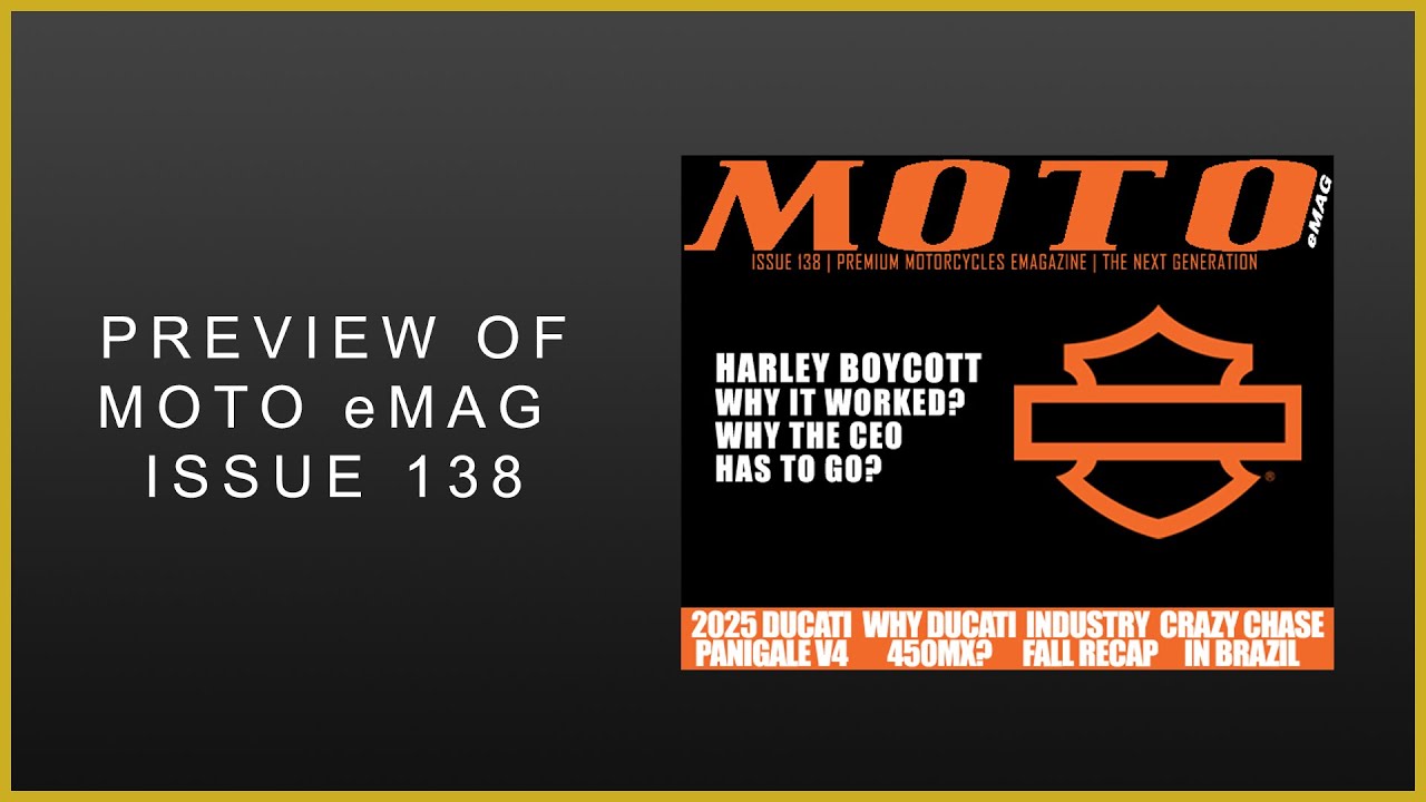 MOTO eMagazine Issue 138 - Preview - Premium Motorcycles eMag
