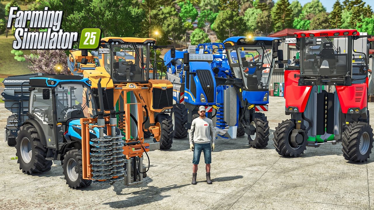 GRAPES Harvest & Growing Full Tutorial In Fs25 | Farming Simulator 25 |