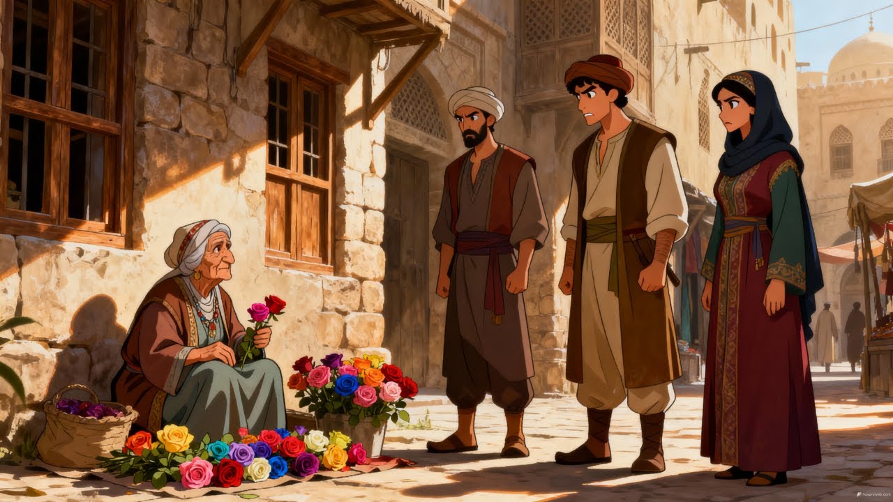 قصة الأم المريضة التي خذلها أبناؤها  وكافأت الشاب الفقير  الذى ساعدها  بكنز لا يُقدّر بثمن !