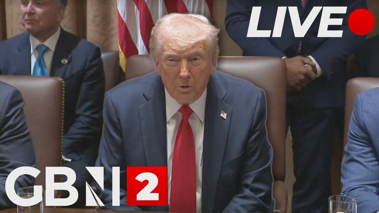 Watch Live: President Trump Holds First Cabinet Meeting of 2nd Term ...