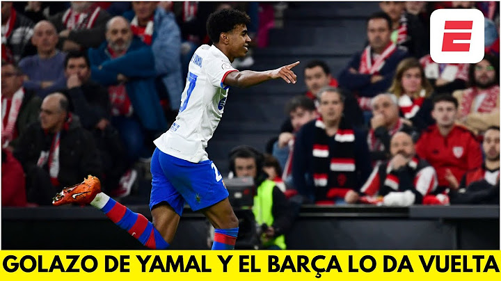 GOLAZO DE LAMINE YAMAL para poner arriba al BARCELONA 2-1 vs ATHLETIC CLUB | Copa del Rey