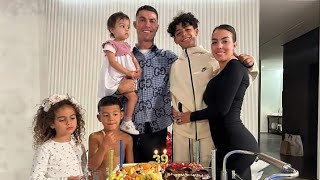 Moment rare of Cristiano Ronaldo and Georgina Rodriguez # family favoris of Cristiano
