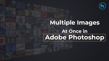 How to crop multiple images in one click in Photoshop