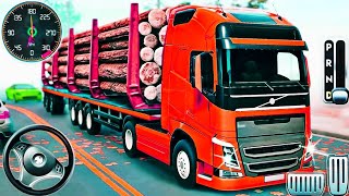 Log Transporter Truck Driving Simulator - Cargo Transport Truck Driver - Android GamePlay #games