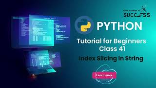 41 String Slicing In Python | #PythonProgramming | #PythonStrings | Python Tutorial For beginner