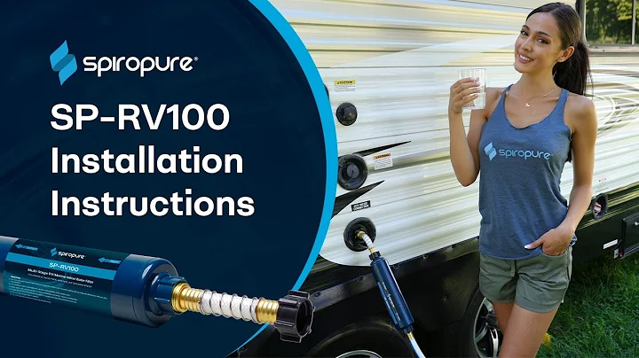 SpiroPure SP-RV100 Inline RV Water Filter Installation Instructions